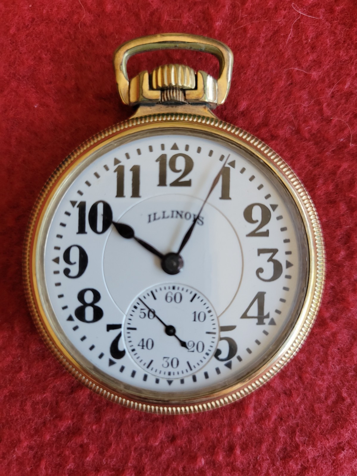 1921 Illinois Bunn Special 16s Model 9 21J Gold Filled Pocket Watch – Runs