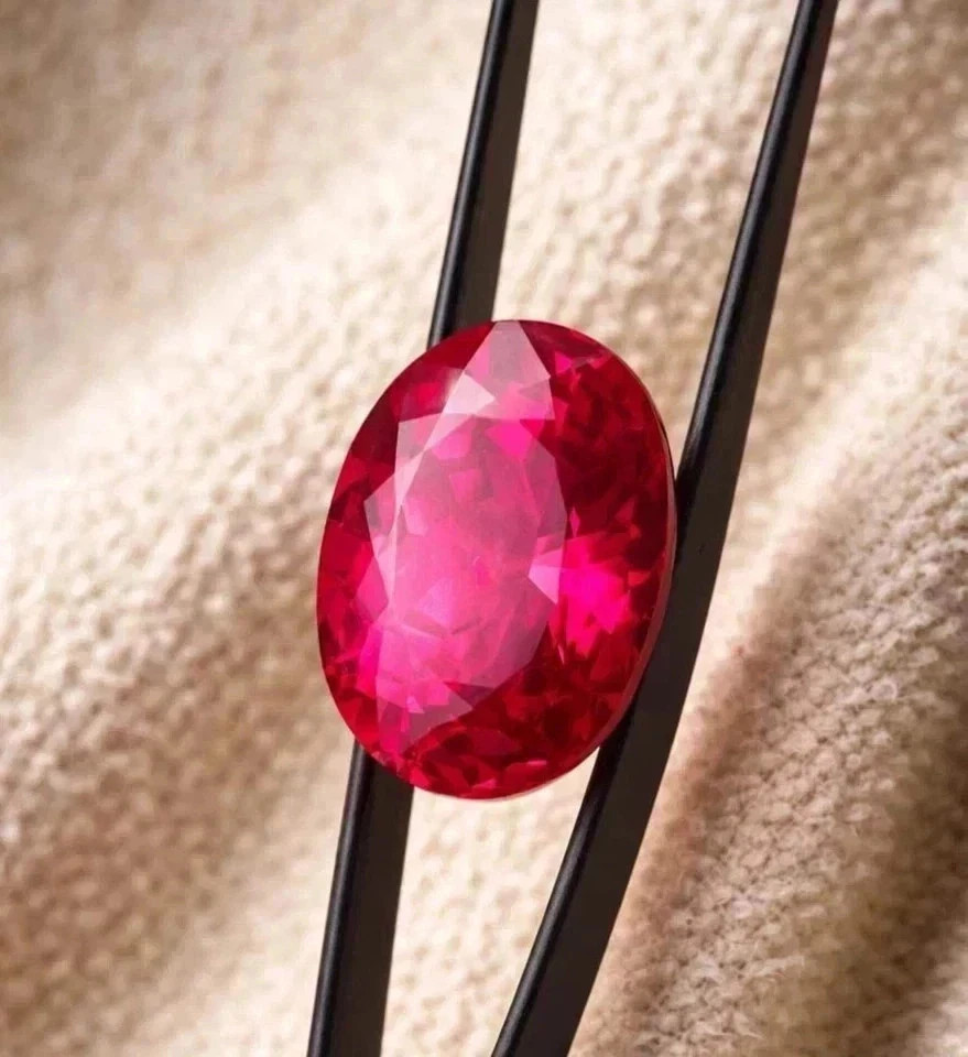 AAA 17.38 Ct Natural Elegant Ceylon Oval Pink Sapphire Loose GIE Certified Gem