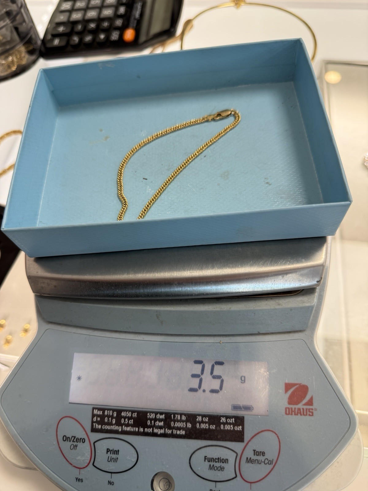 Yellow Gold Double Curb Link Bracelet 9” 3MM- 18KT (Hollow)