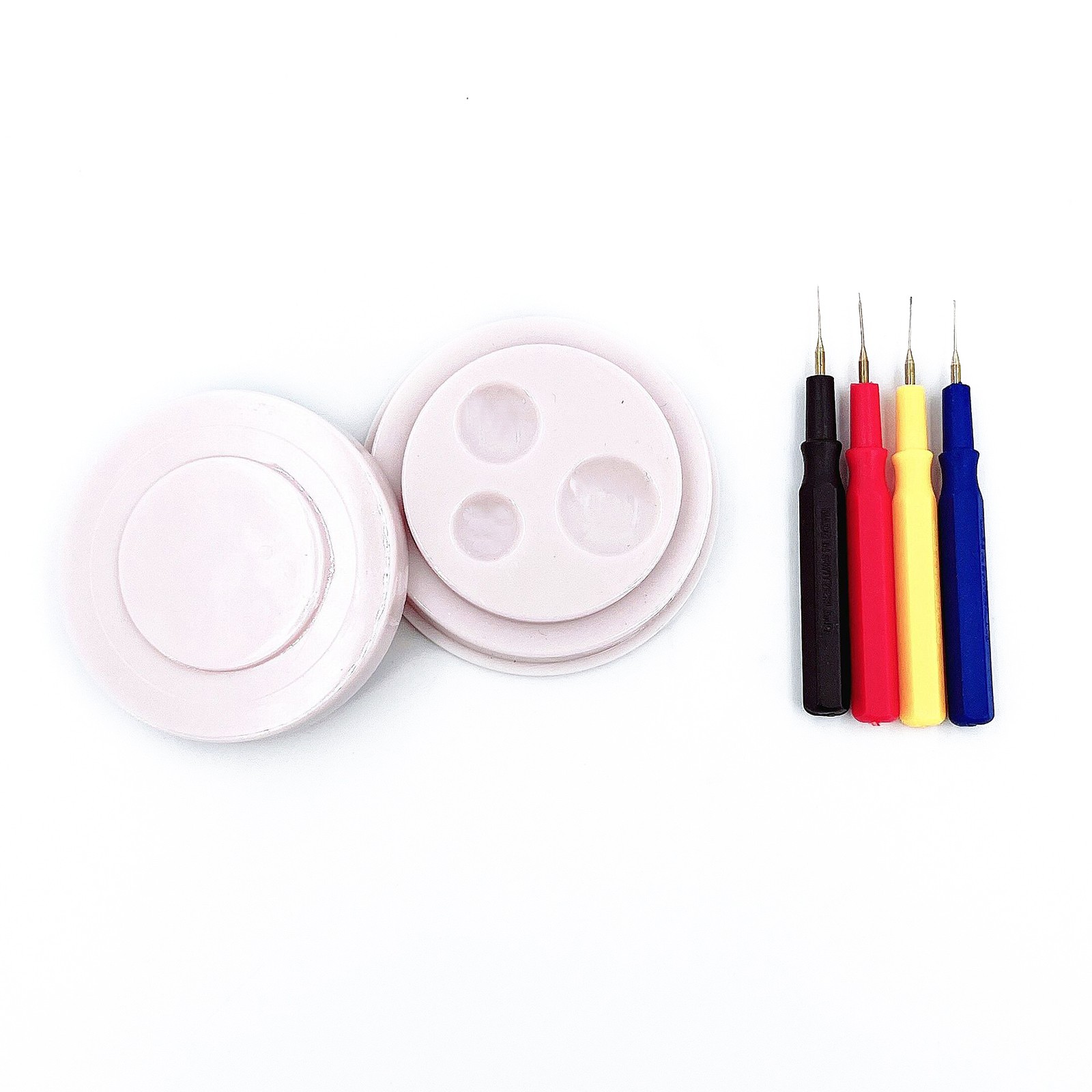 Plastic+Metal Precision Oiler Pen Needle With Oil Cup Watch Clock Repair Tool D