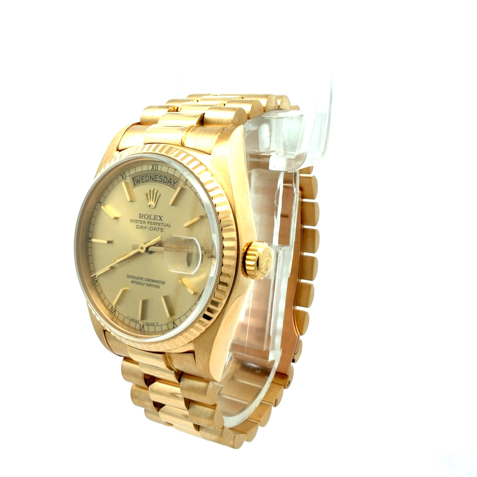 Rolex 18ct Yellow Gold Day Date Watch reference 18038