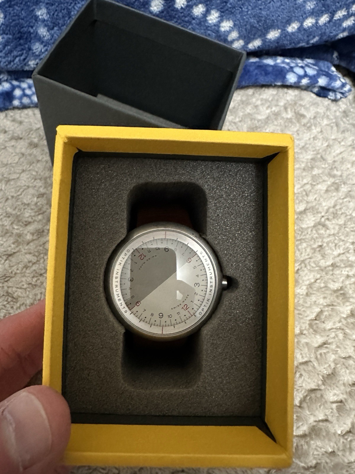 Optik Instruments Horizon “Billet” Men’s 40mm St.Steel Swiss Quartz Wristwatch