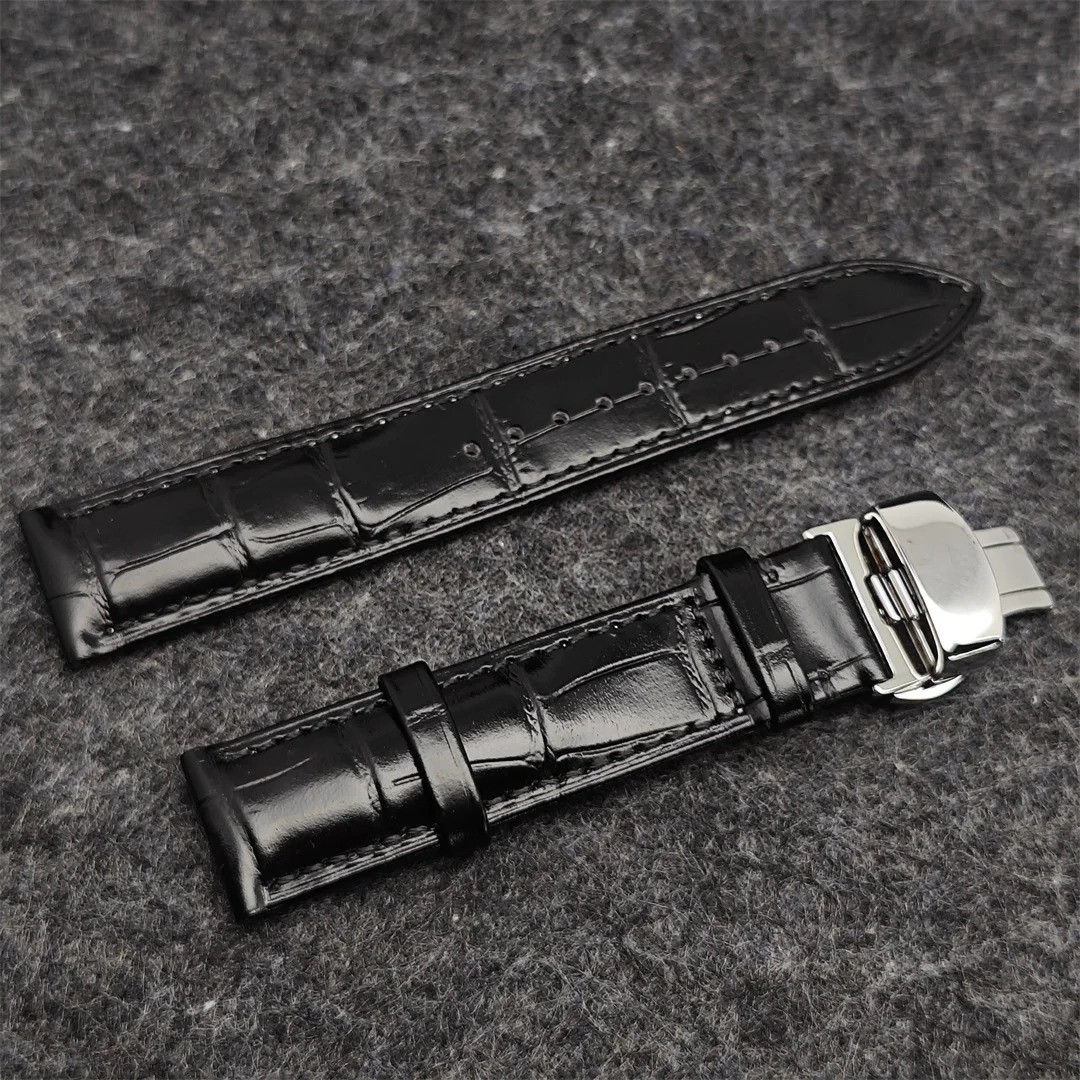 39mm Watch Case Buckle PU Leather Strap fit 31mm dial for NH35 NH36 Movement New