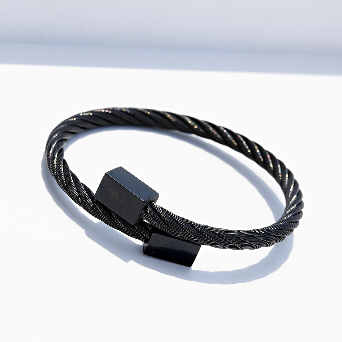 Luxury 316L Stainless Steel Fashion Men Bracelet Adjustable Cuff Bangle Jewelry