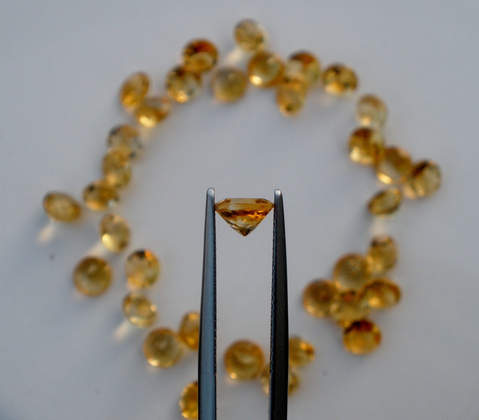 Citrine Round Loose Faceted Natural Gem 6mm