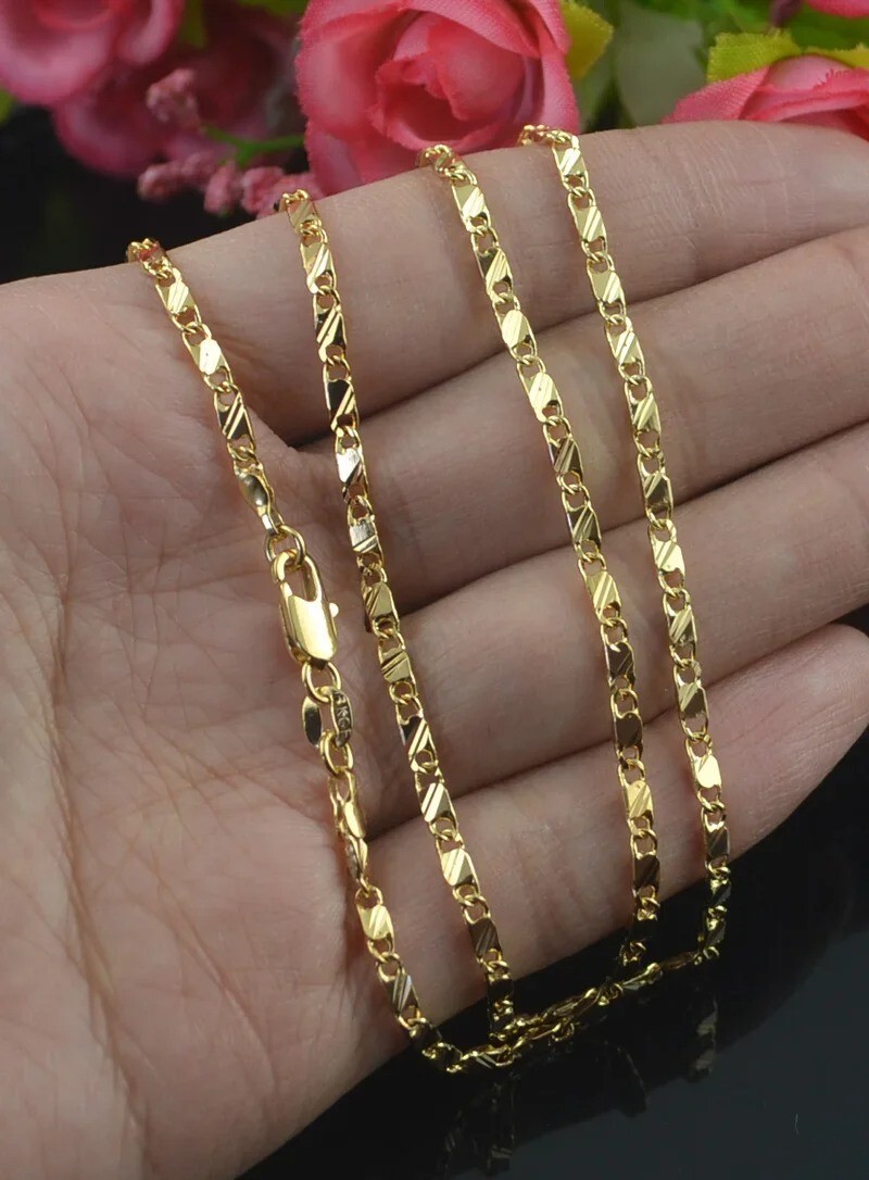 Cadena De Plata 925 18K Para Hombre Tu Puedes Lucir Elegante Y Atractivo