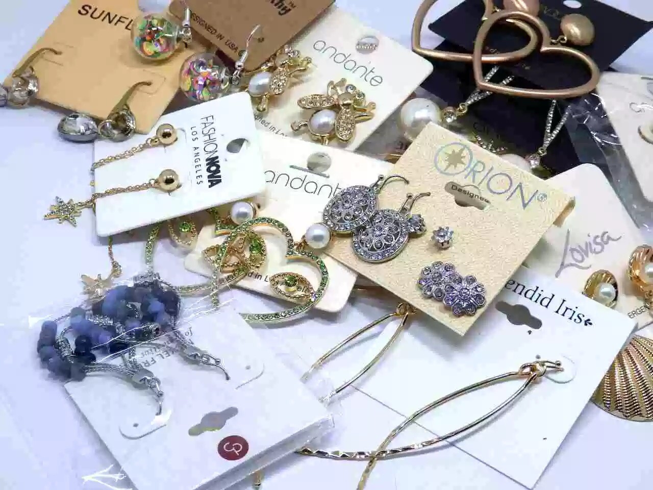 Wholesale Jewelry Lot – 30 Pairs High End Quality Earrings USA Seller Fast Ship