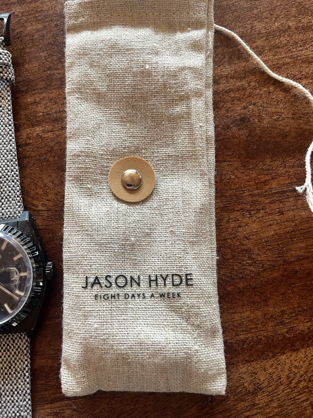 JASON HYDE 8-Days A Week with Vegan SUSTAINABLE Strap with Date