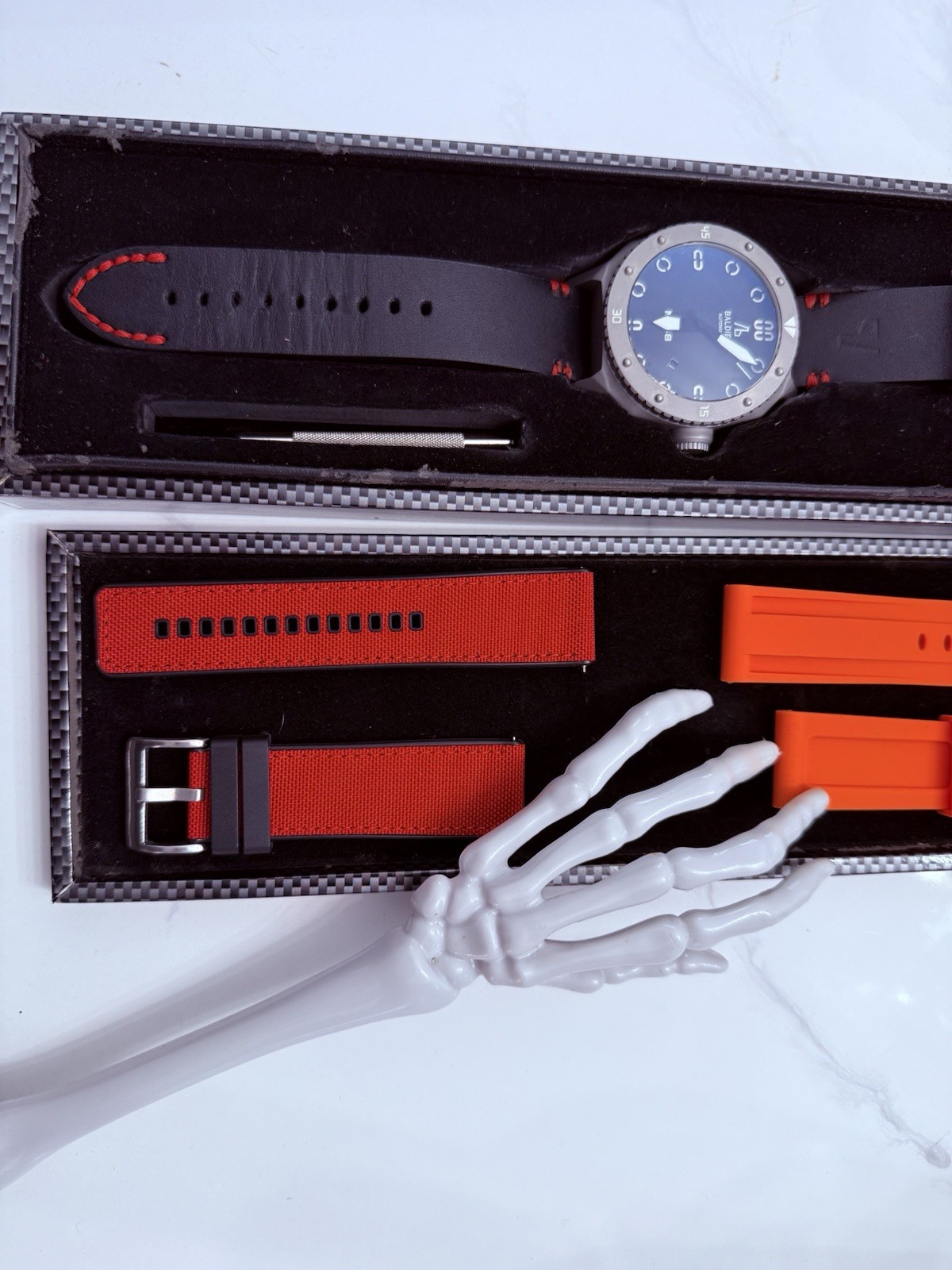 Baldieri MAGNUM M48 INOX AB0061SS-BKD Limited 055/150 WR 30ATM Swiss Automatic
