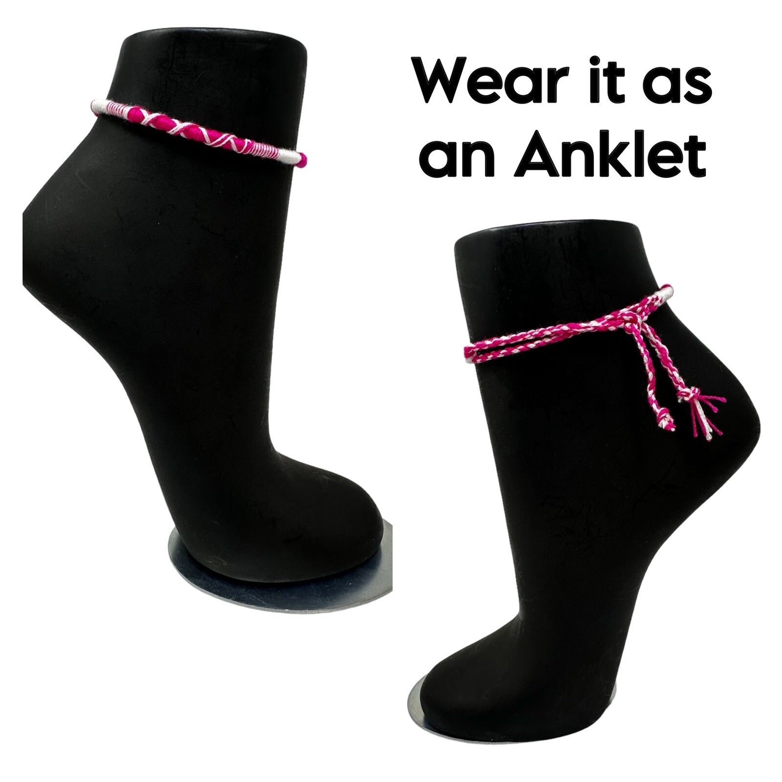 Handmade Adjustable Braided Bracelet – Black White & Multicolor Unisex Gift
