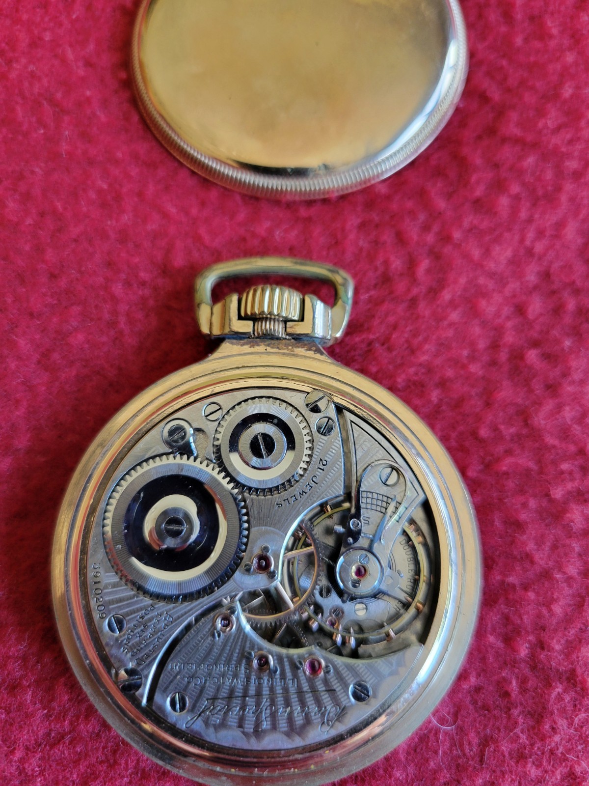 1921 Illinois Bunn Special 16s Model 9 21J Gold Filled Pocket Watch – Runs