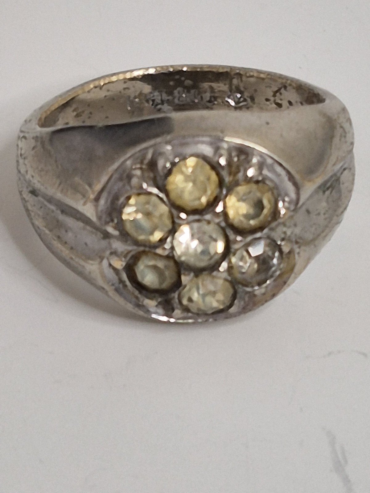 18KT HGE Men’s Ring Size 11 VTG (See Description)