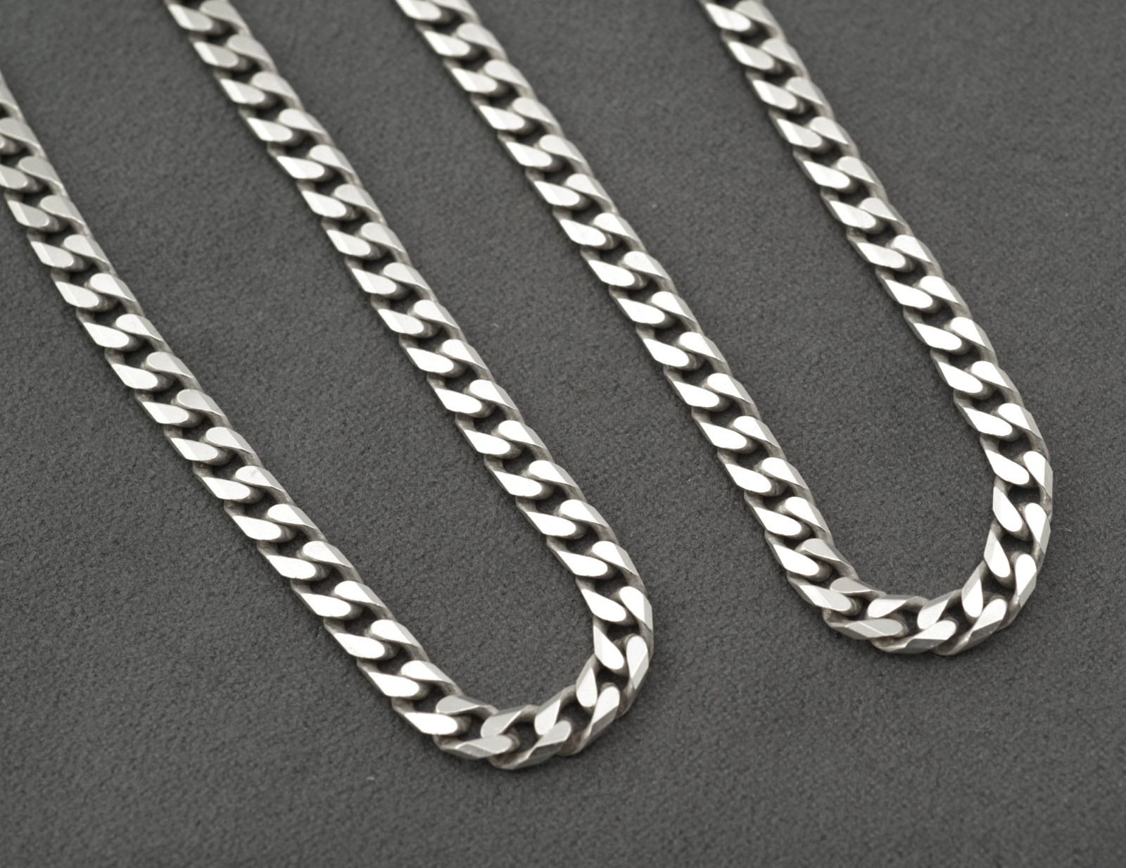 Vintage Sterling Silver Curb Chain Necklace 20 Inch 50cm – IBB 925