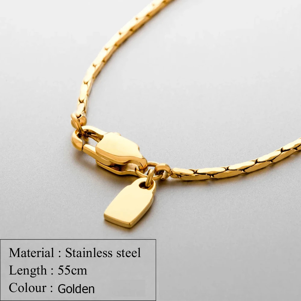 Men’s Jewelry Stainless Steel Non fading Necklace Hip Hop Cuban Chain cadenas pa