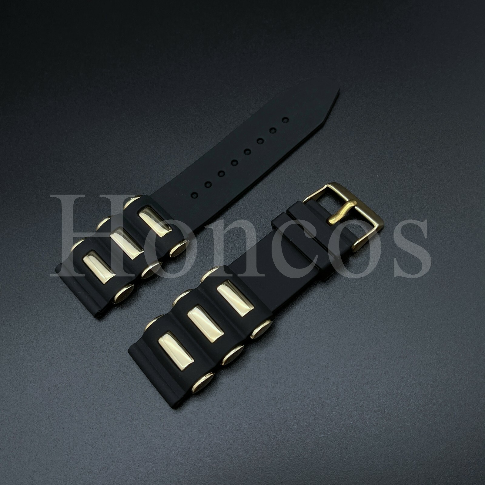 26 MM Rubber Bullets Watch Band Strap Fits for Invicta Pro Diver 6981 6983 6984