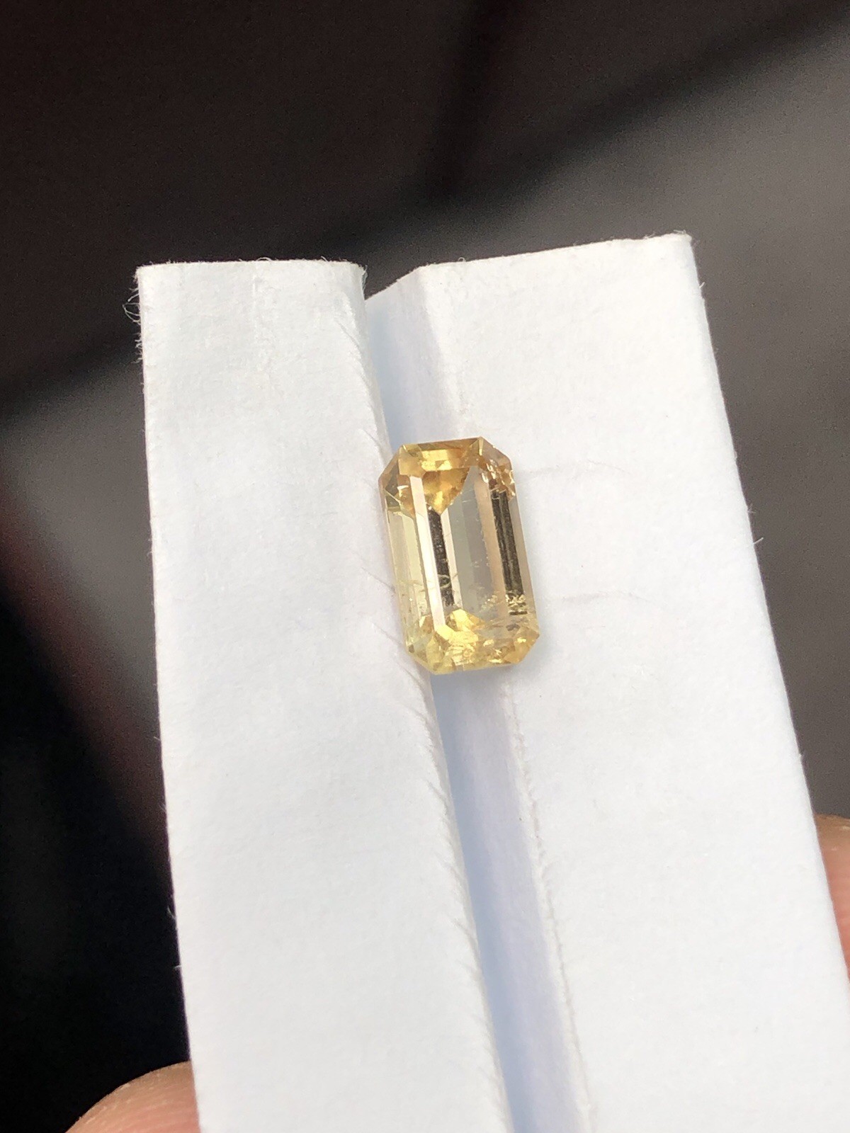 1.4 Ct Yellow Tourmaline | yellow Afghan Tourmaline