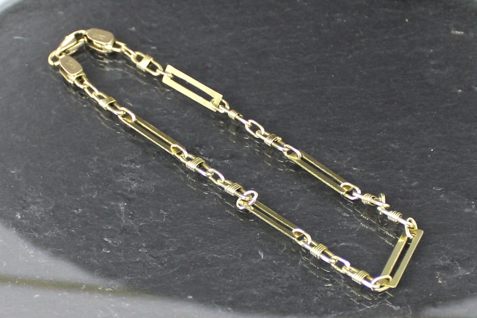 Gold bracelet, bracelet, 585 yellow gold, 14 carats