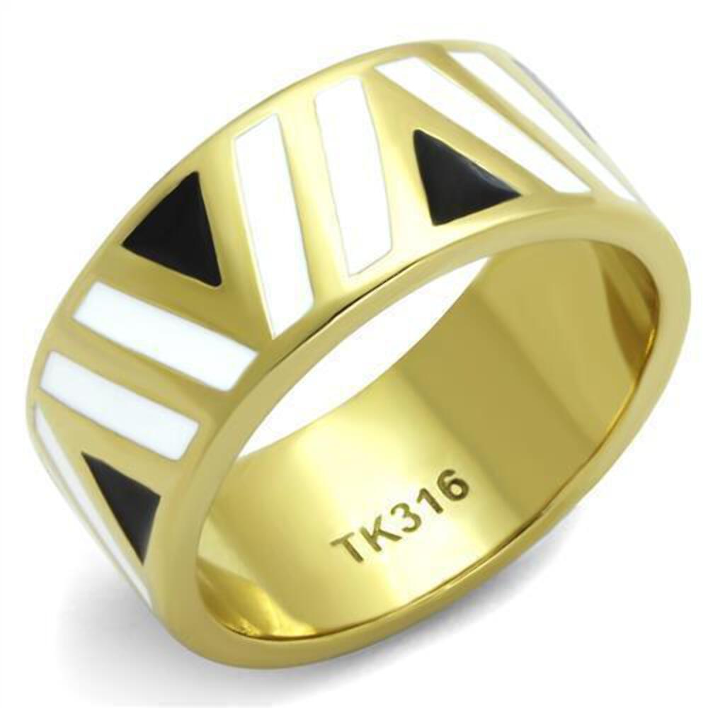 Gold Womens Ring Anillo Para Mujer 316L Stainless Steel Ring 316L Stainless Stee