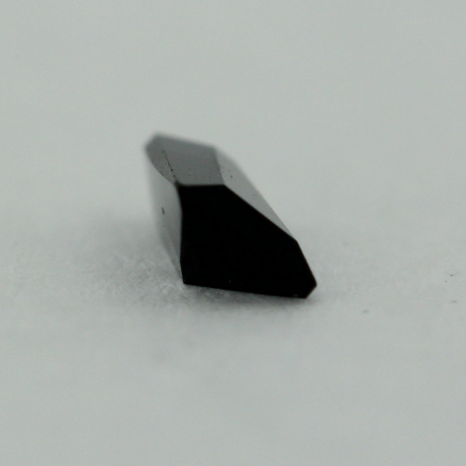 Loose Tapered Baguette Cut Black Onyx CZ Stone Single Cubic Zirconia Birthstone