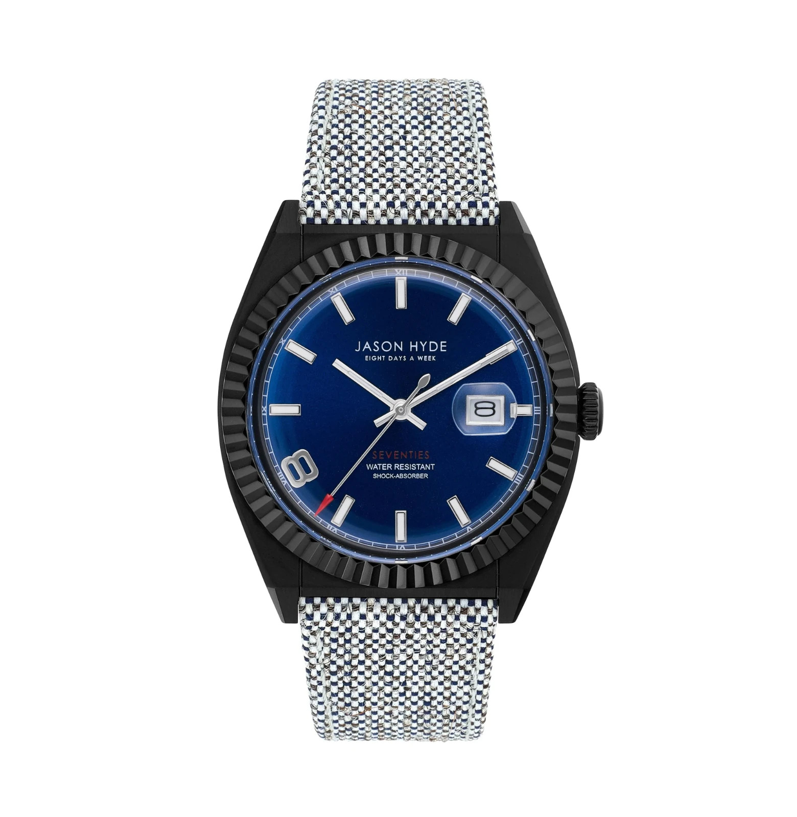 JASON HYDE 8-Days A Week with Vegan SUSTAINABLE Strap with Date