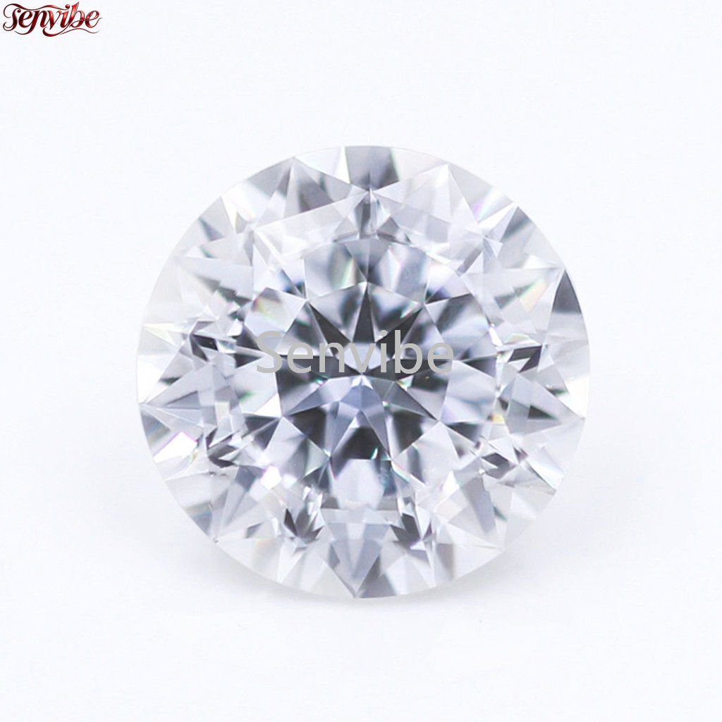 0.5~5ct VVSI Fancy-cut round D-color Moissanite Loose Gemstones Jewelry making
