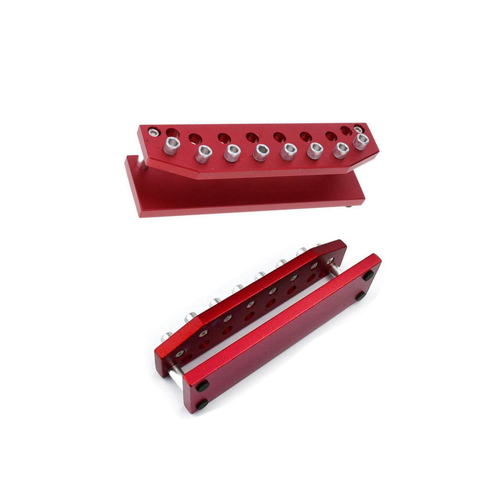 Aluminum Alloy Screwdriver Holder Watchmaker Repair Tool Storage Stand Organizer