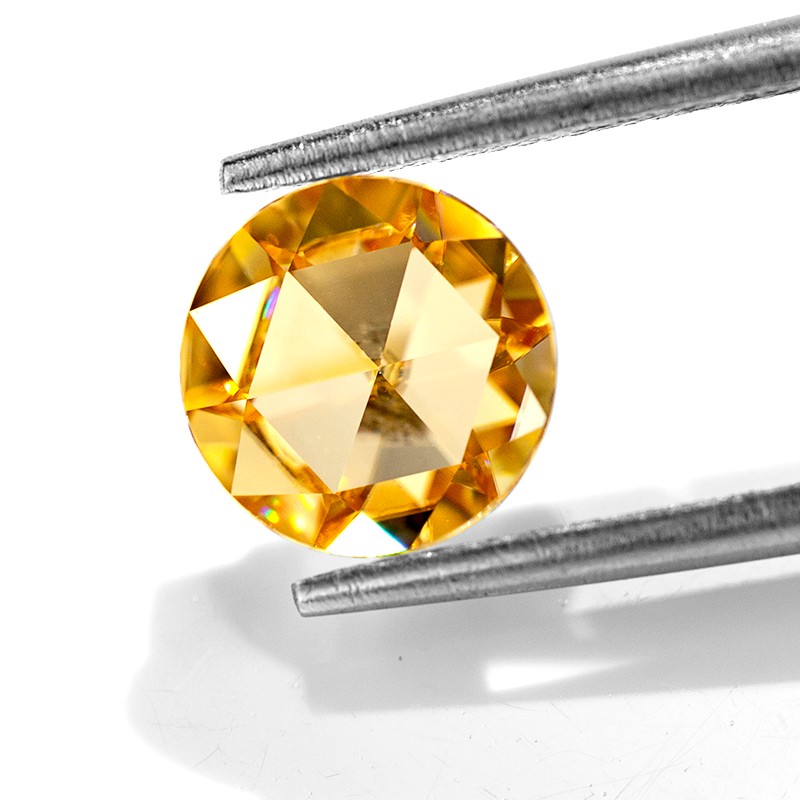 Colorful Flat Rose Cut 0.5-5ct Round Moissanite Loose GRA VVS1 Factory Directly