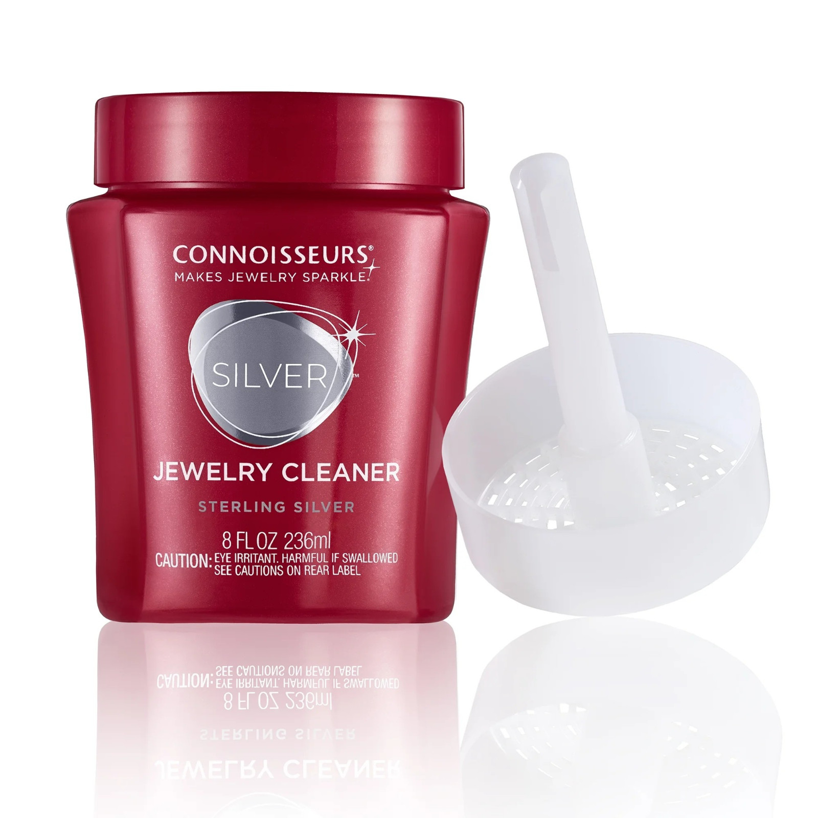 Connoisseurs Silver Jewelry Cleaner, Liquid Dip Jewelry Cleaner in Red Jar