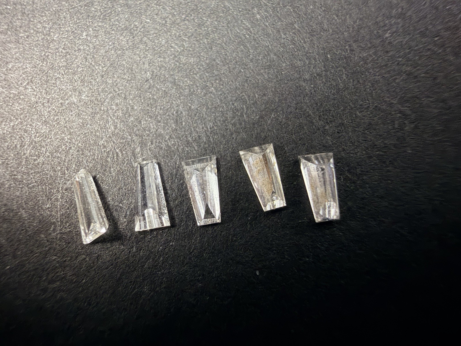 Lot 5 Natural Matching Tapered Baguette Diamonds .40 TCW-Brilliant Earth Premium