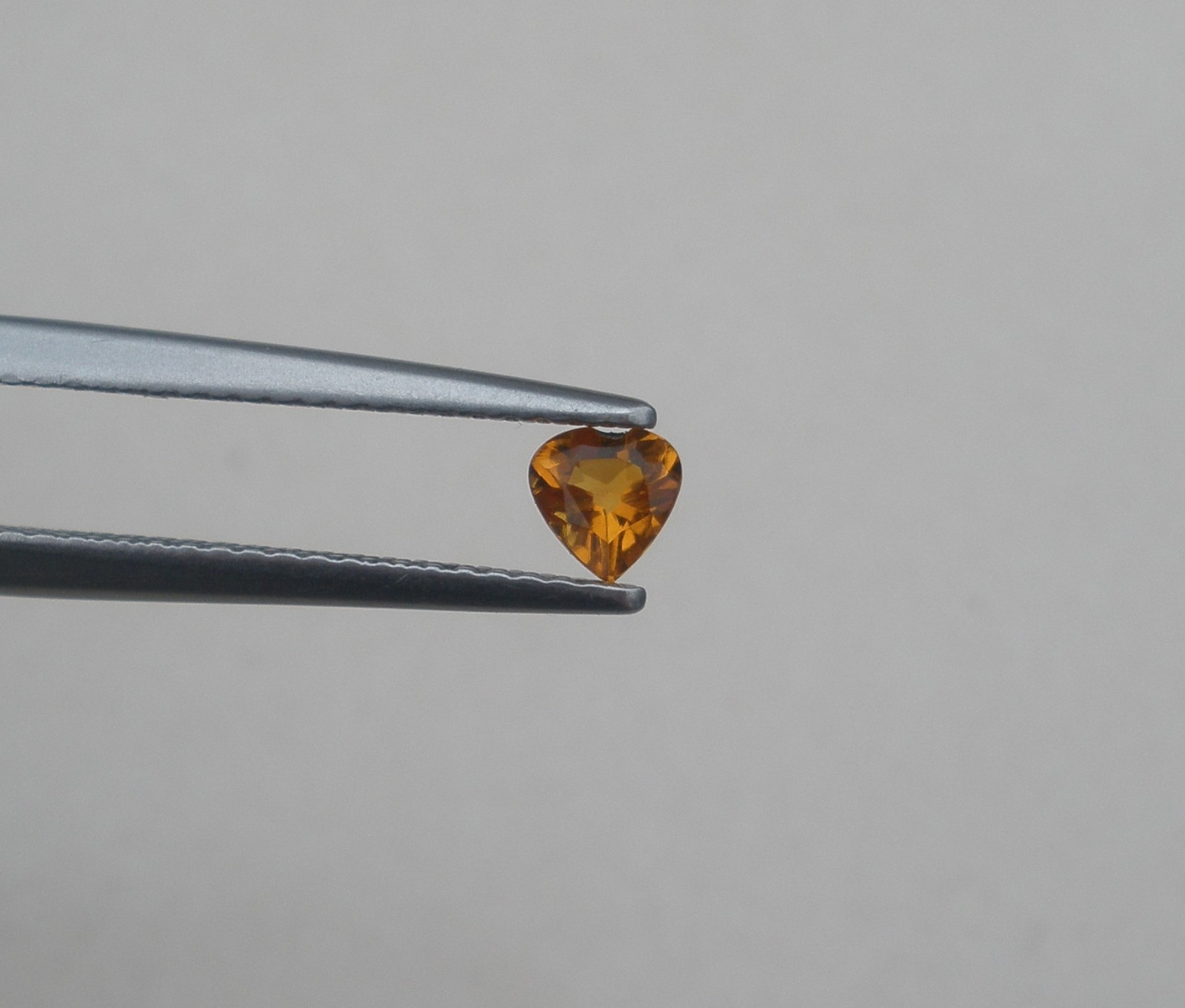Citrine Heart Natural Loose Gem 4mm