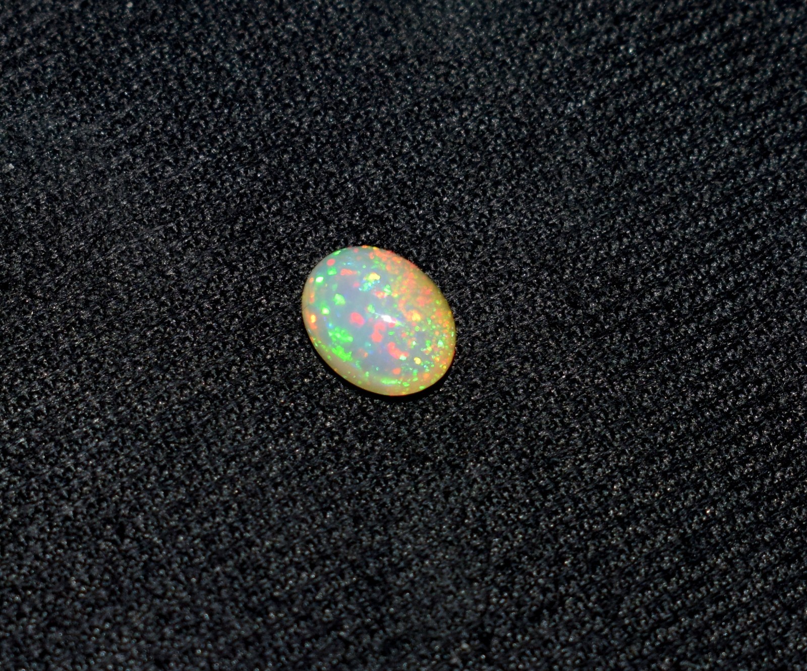 Natural Ethiopian Wello Fire Opal Cabochon Gemstone 7X9mm Loose AAA 41