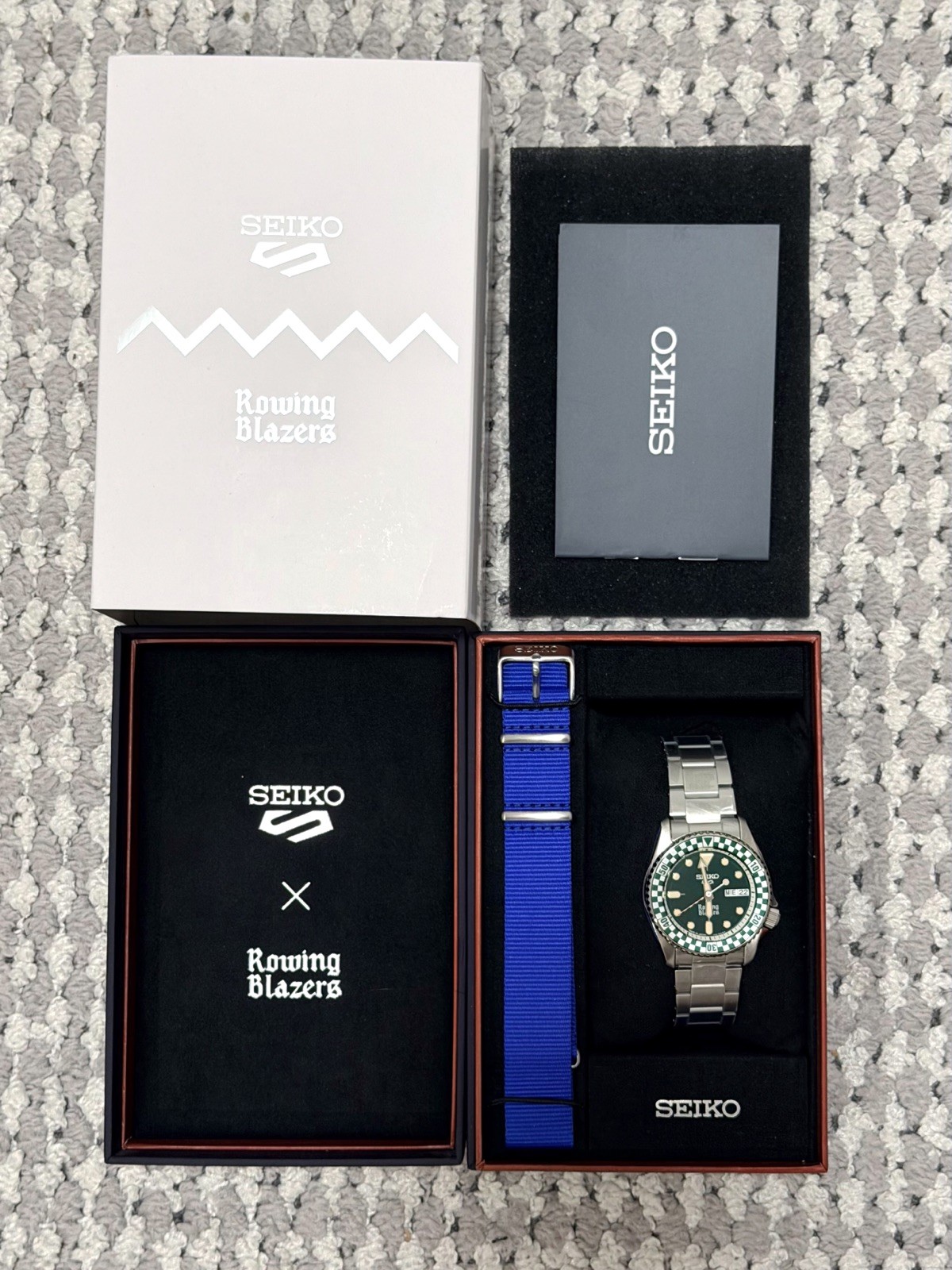 IN HAND – Seiko X Rowing Blazers X Wind Vintage – Green 38mm – Limited SRPM21