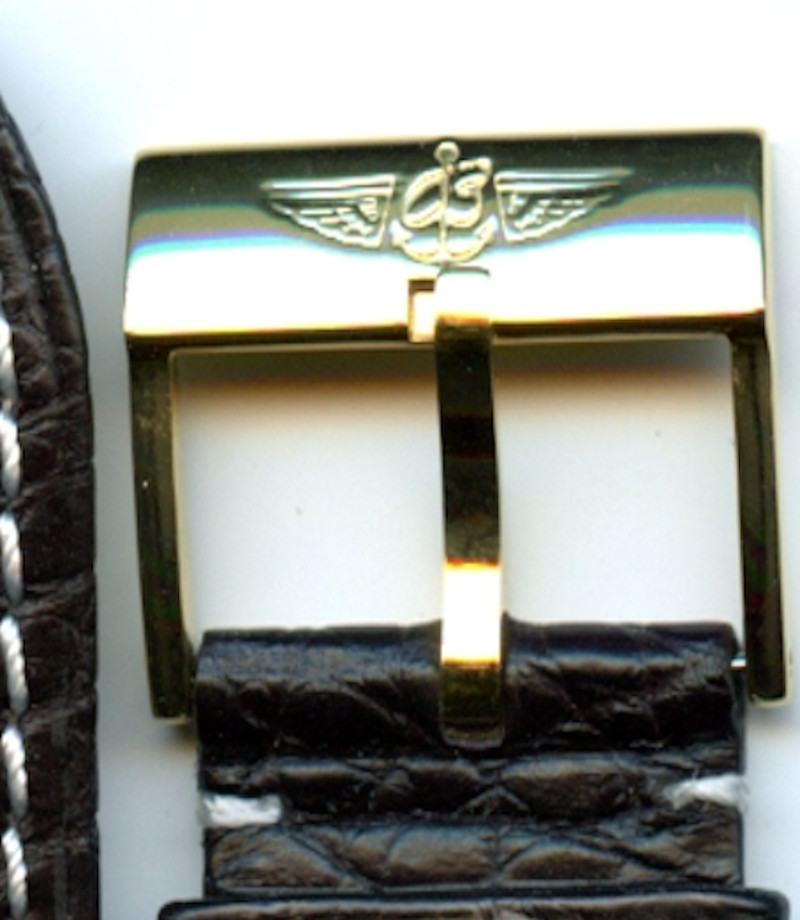 Genuine 18mm & 19mm Alligator Strap for Breitling Buckles Watches & Chronographs