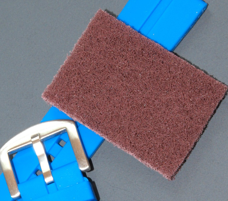 Satin / Brushed Refinishing Pad for T-Touch Watch Brushed Steel & Directions