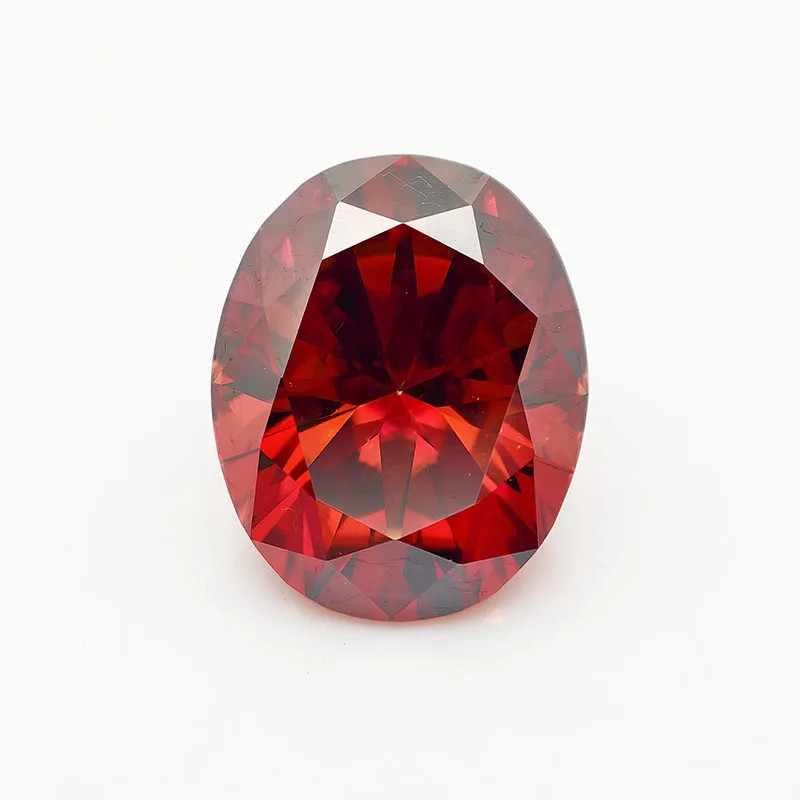 Garnet Color Multi-shape 0.5-3ct Moissanite Stones GRA VVS1 for Jewelry Making