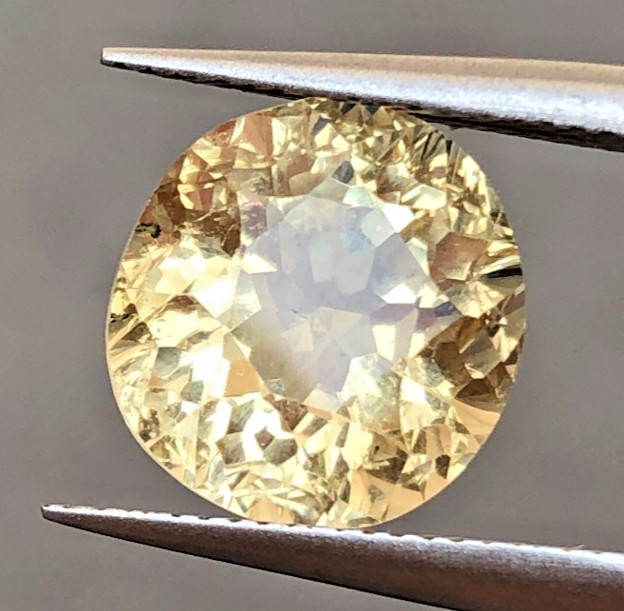 4.25 ct Top Quality Natural faceted Flower cut Citrine Loose Gemstone