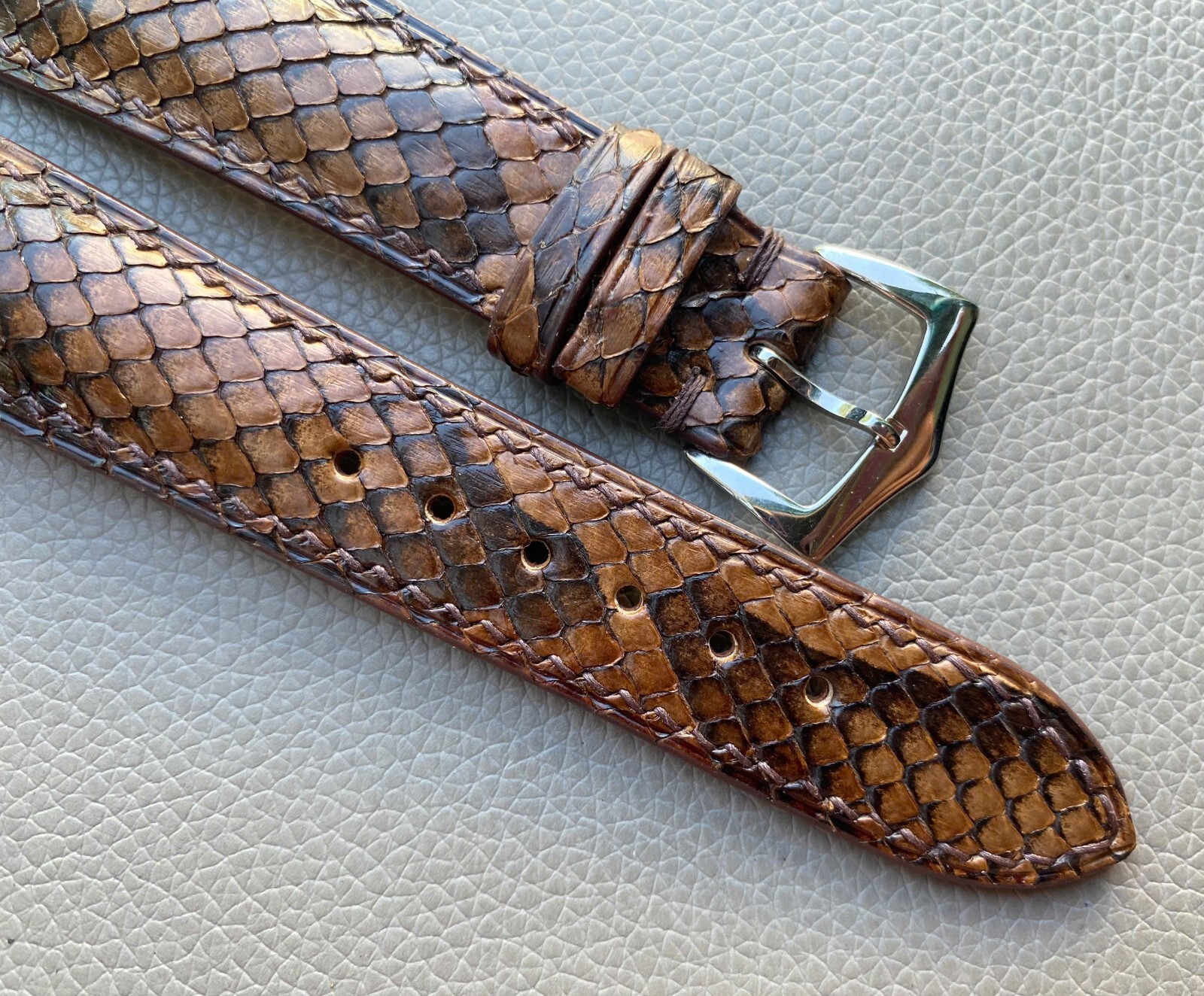 Genuine Snake Skin Watch Strap Band size14 15 16 17 18 19 20 21 22 23 24 25 26mm
