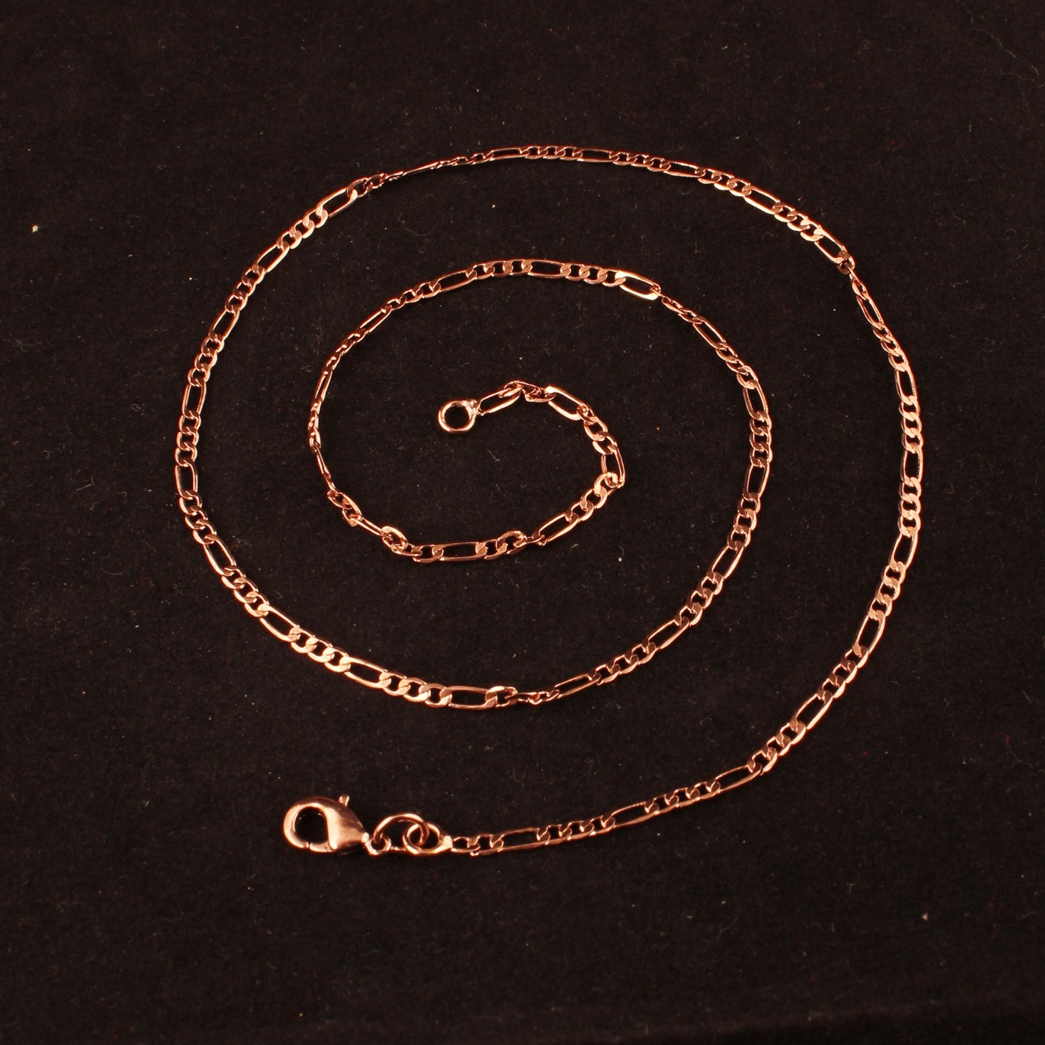Pure Copper Chain Necklace for Women, Style Fashion Chain, Lightweight Jewelry