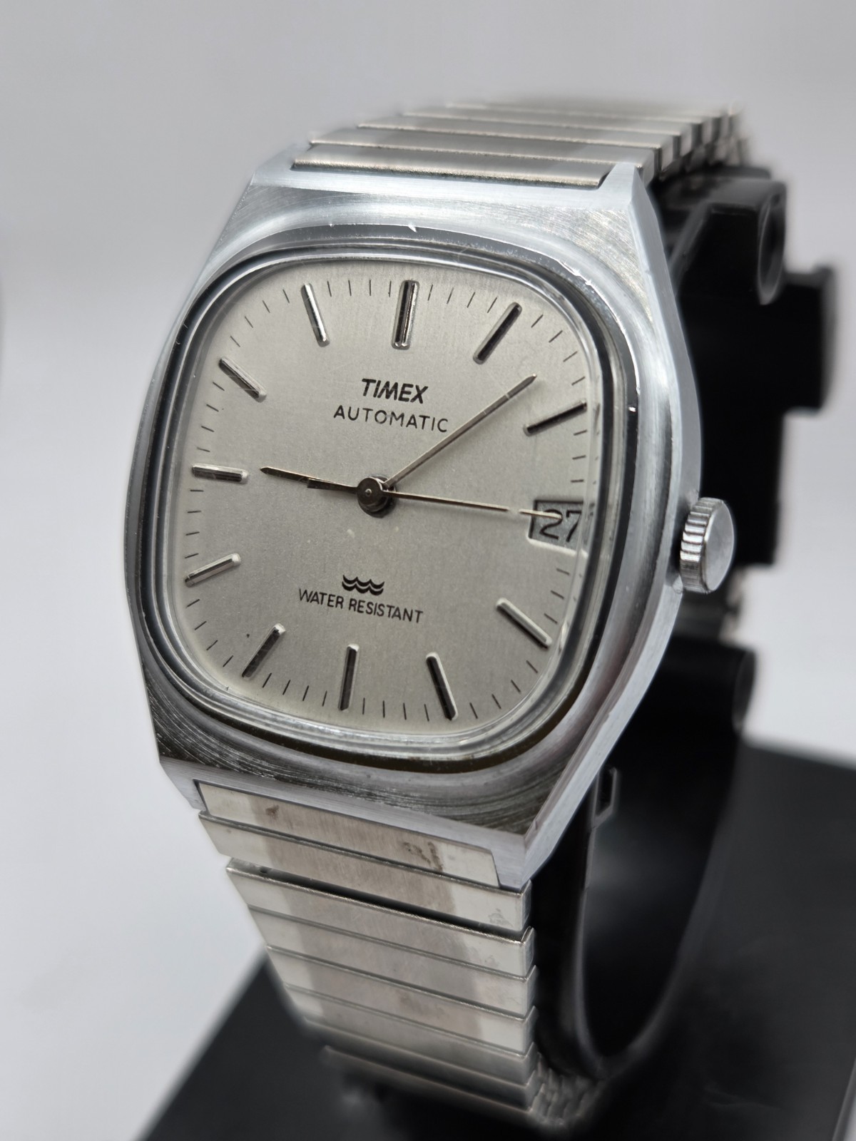 Vintage 1980’S Timex E-Line Automatic Watch Very Good Condition Runs Well