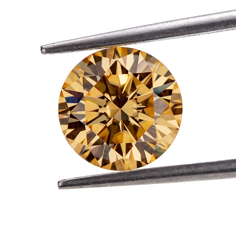 Champagne 0.5-3ct Multiple Shapes Moissanite Loose Stone VVS1 Wholesale Price