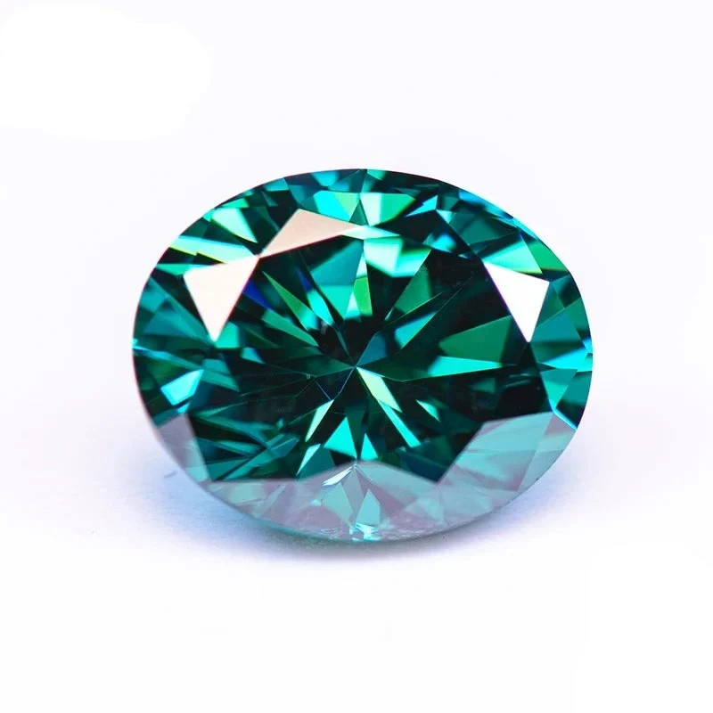 5.10 CT Natural Green Diamond 10×12 mm 1 Pcs Oval Cut VVS1 D Grade Certified.