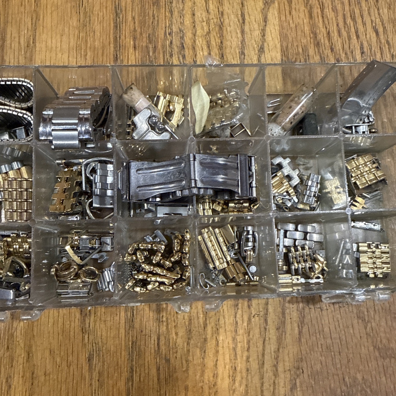 3 Vintage Watches And Huge Watch Band Repair Lot, See Description And Photos