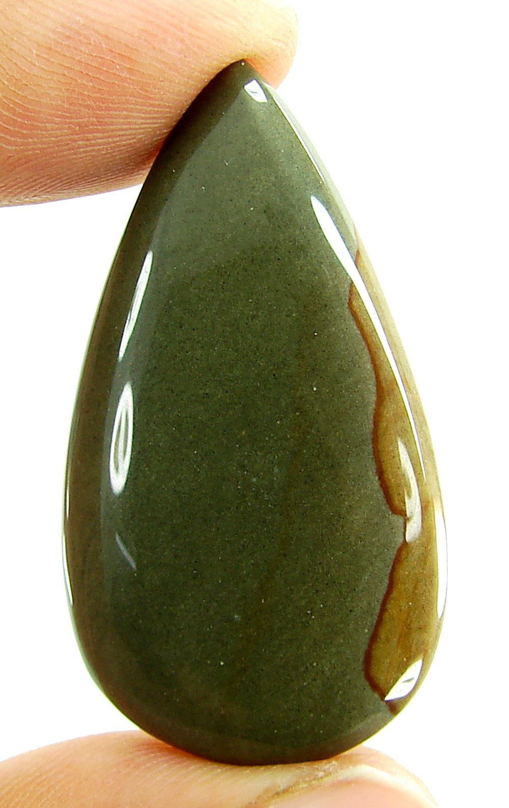 30.85Ct Natural Picture Landscape Jasper Loose Gem Cabochon Wire Wrap Stone-3416