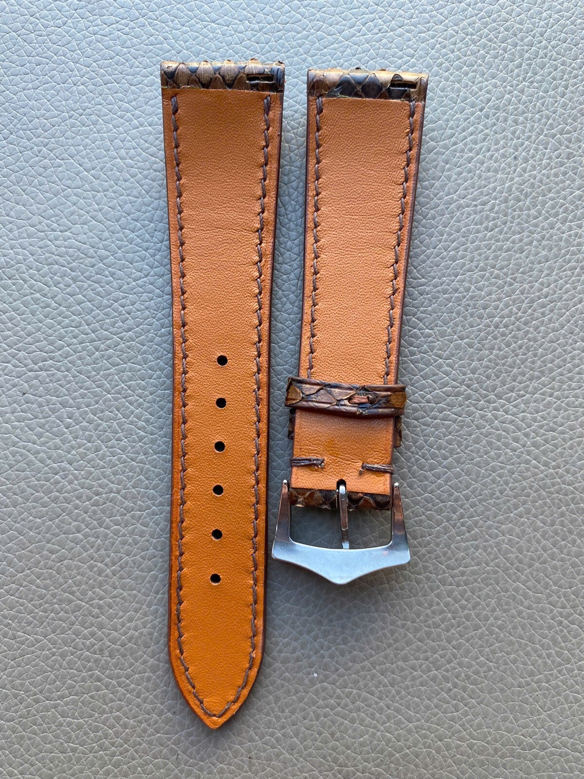 Genuine Snake Skin Watch Strap Band size14 15 16 17 18 19 20 21 22 23 24 25 26mm