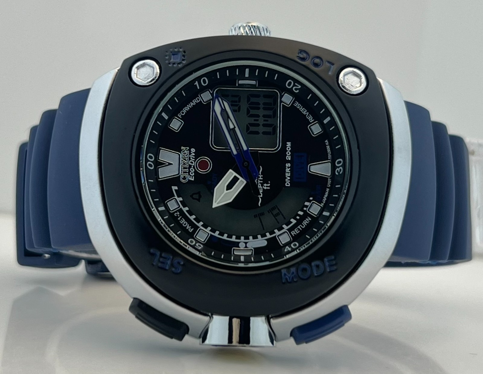 Men’s Citizen Promaster Aqualand Eco-Drive Black Dial Working Wristwatch