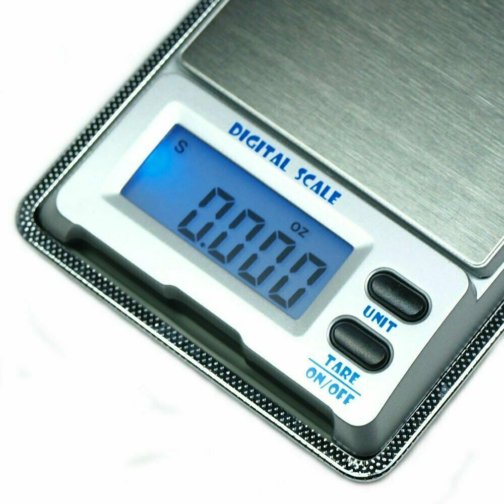 500g x 0.01g Digital Pocket Scale 0.01g Precision Jewelry Scale with Hard Case
