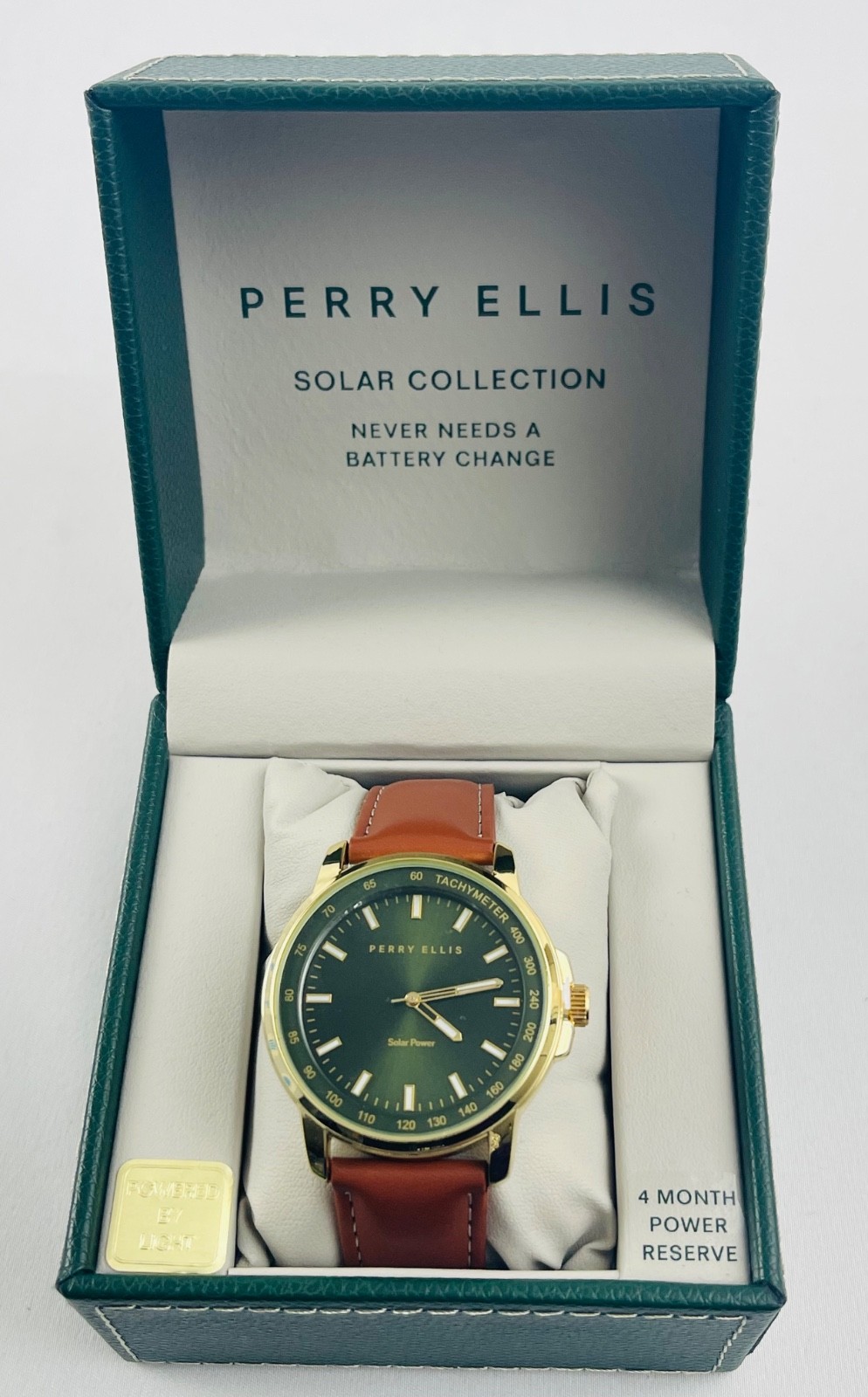 Men’s Perry Ellis Watch Solar or Ultra Thin Collection Timepiece 4 styles $100