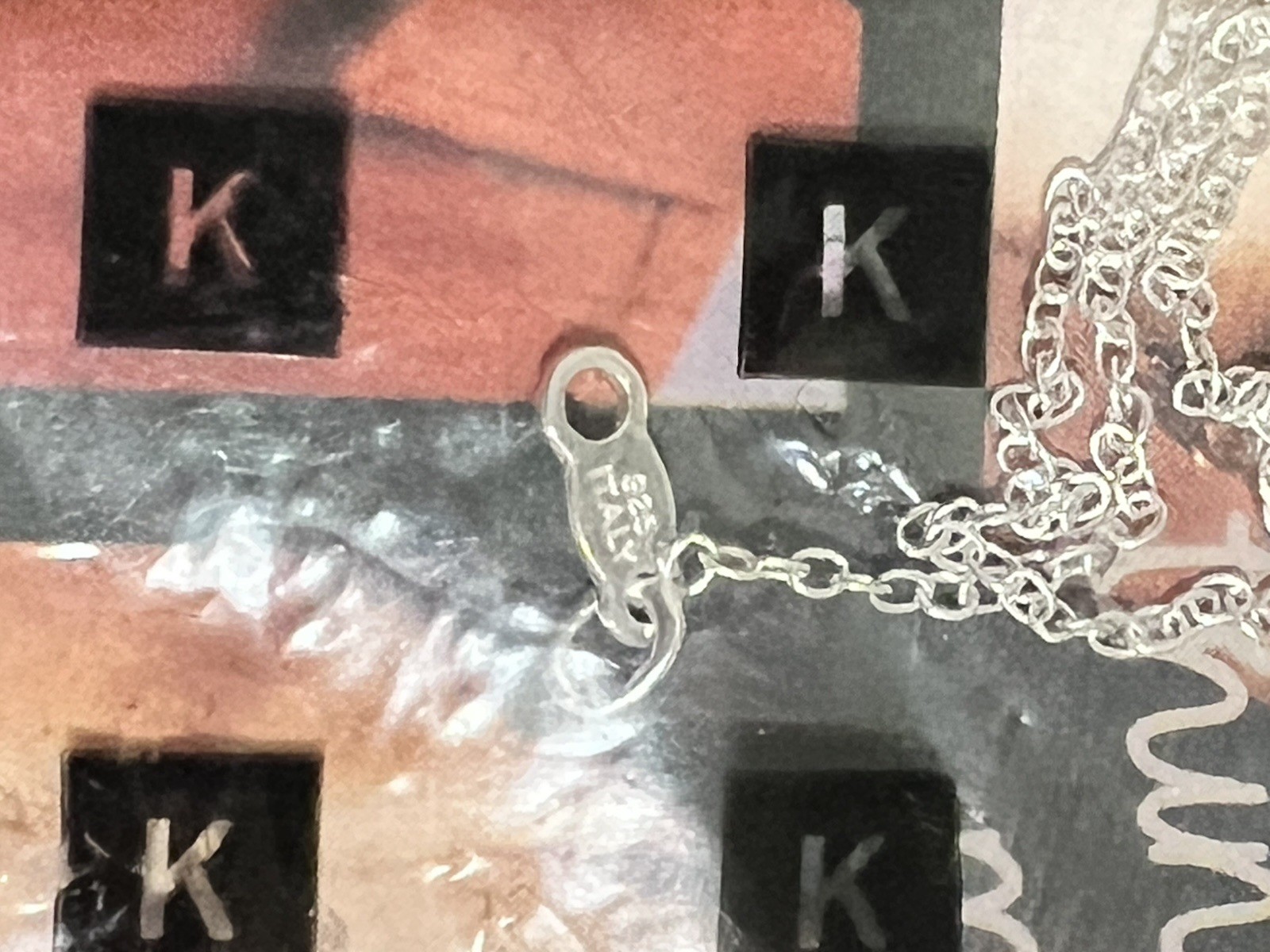 Italian Kezef Chain Necklace – 925 Sterling Silver – 1.3mm Thick 18mm Long