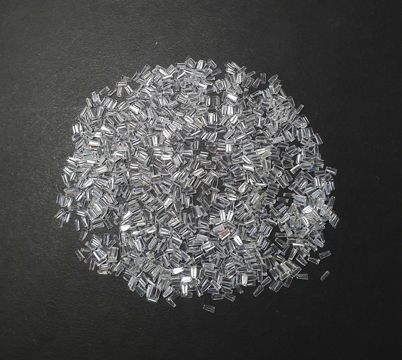 Natural Zircon Tapered Baguette Cut Loose Gemstone Lot 100 Pcs 1.50*2*4 MM 13 CT