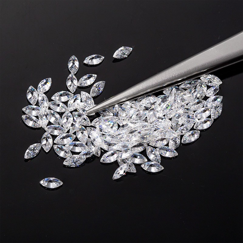 Small Size 1ct Marquise Cut 1.5×3-2×4.5mm D Color GRA VVS1 for Jewelry Making